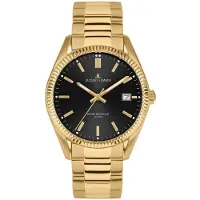 Jacques Lemans Kwartshorloge Derby Horloge, herenhorloge, dameshorloge, roestvrijstalen band, tot 10 bar waterdicht.