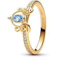 Pandora Disney Dames Ring Gouden plating;Metaal - Goudkleurig - 17.25 mm / maat 54