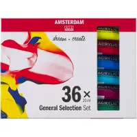 Amsterdam acrylverf set - 36 stuks