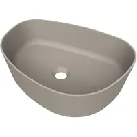 Arcqua Rocker Opbouw Waskom Organisch R 50x37 Mat Klei