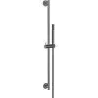 Wiesbaden UniMatch glijstangset compleet met staafhanddouche 1 stand gunmetal