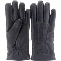 Warmbat Glove men goat leather black heren handchoenen