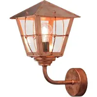 Konstsmide Fenix 438-900 Buitenlamp (wand) Spaarlamp, LED E27 60 W Koper