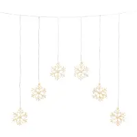 Konstsmide Lichtgordijn 90 x 80 cm | Warm wit | 48 lampjes |