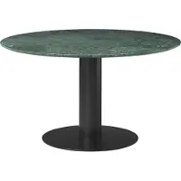 Gubi 2.0 Eettafel Ø130 cm | Green Guatemala Marble