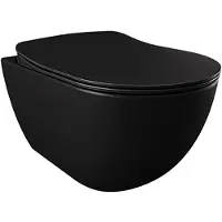 Boss & Wessing Wandcloset bws freedom met bidet mat zwart excl zitting
