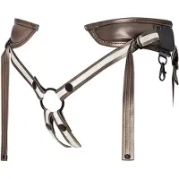 Strap-On-Me - Strap-on Harnas - PVC Leatherette - Desirous - Brons