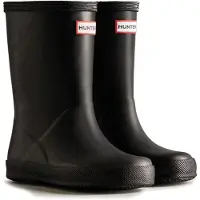 Hunter Original First Kinder Zwart Wellingron Laarzen