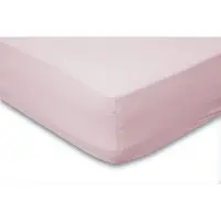 Eleganzzz Hoeslaken Katoen Perkal 35cm Hoekhoogte - roze 90x210/220cm