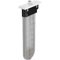 Hansgrohe sbox afbouwdeel rechthoekig, mat wit