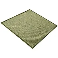 Floordirekt Sisal Krabdeken - Ketting - Vervuilingsvrij & Bestendige Krabmat - Groen - 50 x 50 cm
