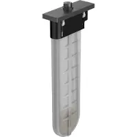 Hansgrohe sBox afbouwdeel rechthoekig, Brushed Black Chrome