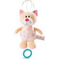 Nici Muziekdoos Kat Op Kopkaart Teddy 18 Cm