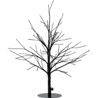 Anna's Collection Verlichte Boom 240LED 60cm IP44 Zwart zwart Metaal