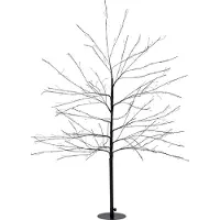 Annas collection Verlichte Boom 600LED 120cm IP44 Zwart zwart Metaal