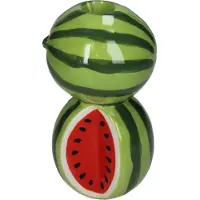 HD Collection Kandelaar Groen / Rood D 8,5 H 15,6 Cm