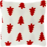 Unique living Kerstkussen Snuggle Wit / Rood 150 X 200 X 10 Cm