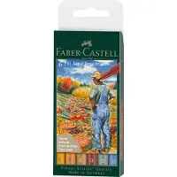 Faber-Castell tekenstift - Pitt Artist Pen - 6-delig - Harvest - FC-167179