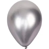 PartyPro XL Zilveren Chroom Ballonnen (10 stuks / 46 CM)