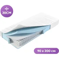 Densi Matras - Pocketvering - 20cm dik - 7 zones - Koudschuim - Afritsbare hoes - Premium hotelkwaliteit