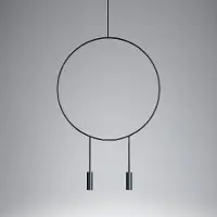 Estiluz Revolta Hanglamp Black | Ø 60 cm (2 Lights) | 2700 K