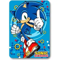 JAKKS Pacific Sonic Gold Ring Fleece deken 100 x 140 cm