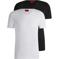 HUGO Shirt '' zwart / wit