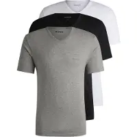BOSS Shirt 'Classic' grijs gemêleerd / zwart / wit