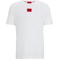 HUGO Shirt 'Diragolino212' lichtrood / zwart / wit