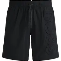 BOSS Zwemshorts 'Whale' zwart
