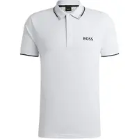 BOSS Shirt 'Paddy Pro' zwart / wit