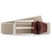 BOSS Riem 'Clorio' beige / bruin / zilver