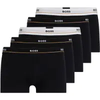 BOSS Boxershorts 'Essential' zwart / wit