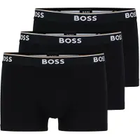 BOSS Set van drie korte boxers van stretchkatoen