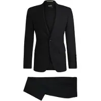 BOSS Tweedelig slim-fit pak van stretchwol Maat 27