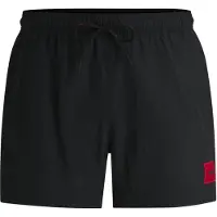 HUGO Zwemshorts 'DOMINICA' rood / zwart