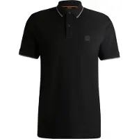 HUGO BOSS Shirt 'Passertip' lichtgrijs / zwart