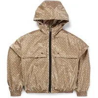 BOSS Kinderwindjack met capuchon en monogramdessin