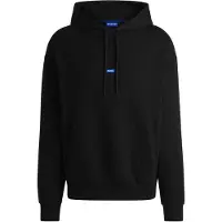 HUGO Sweatshirt 'Nalonso' blauw / zwart / wit