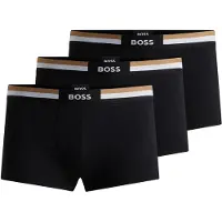 BOSS Boxershorts 'Motion' sand / zwart / wit