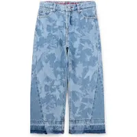 HUGO Relaxed-fit kinderjeans van katoenen denim met sterrenprint Maat 114
