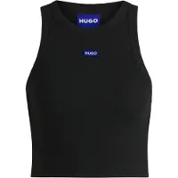 HUGO Top blauw / zwart / wit