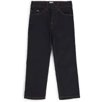 BOSS Regular-fit kinderjeans met Double B-monogramstud Maat 102