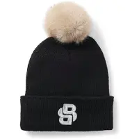 BOSS Kinderbeanie met glittereffect en Double B-monogram Maat 54