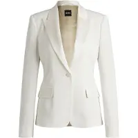 BOSS Slim-fit blazer met enkele knoop Maat 36
