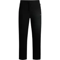 BOSS Heren Wafelbroek zwart (S), Homewear, Katoen 50535877