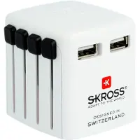 Skross - Reisadapter - USB Lader 2xUSB 2400 mA