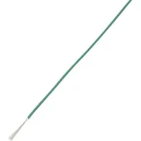 TRU COMPONENTS 1565234 Draad LiY 1 x 0.22 mm² Groen 100 m