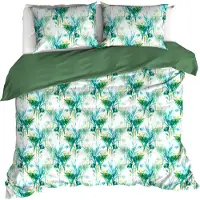 De Witte Lietaer Dekbedovertrek Bambus Peacock Percal-200 x 200 / 220 cm | 2-Persoons