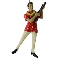 Kurt S. Adler Resin Elvis Presley rood pak sieraad 9 cm ornament
